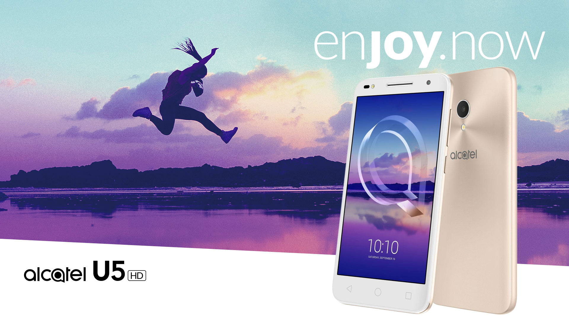 złoty Alcatel U5 Premium